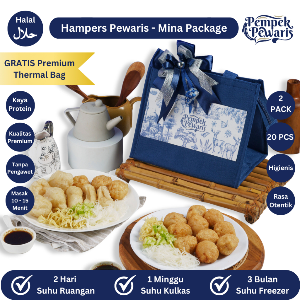 

Pempek Pewaris - Hampers Ramadhan Exclusive - Mina Package Isi 2 Pack