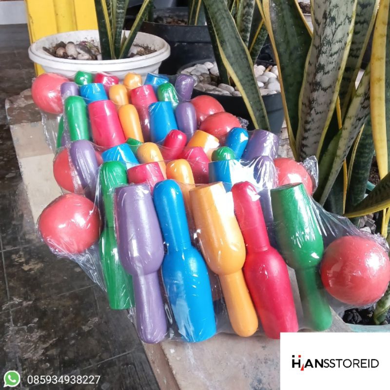 BOWLING KAYU MAINAN ANAK