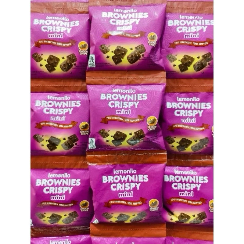 

Lemonilo Brownies Crispy mini 9 gram | choco chip