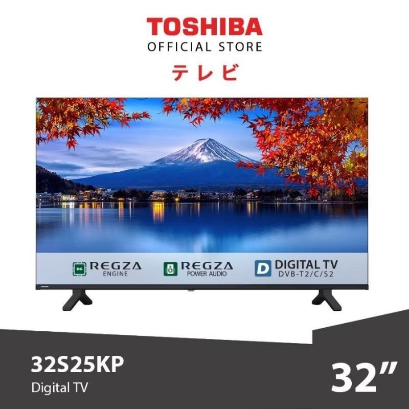 TV LED TOSHIBA 32S25KP Led Digital TV 32 inch HD