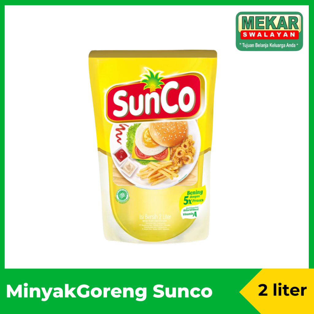 

Minyak goreng sunco pouch 2 liter