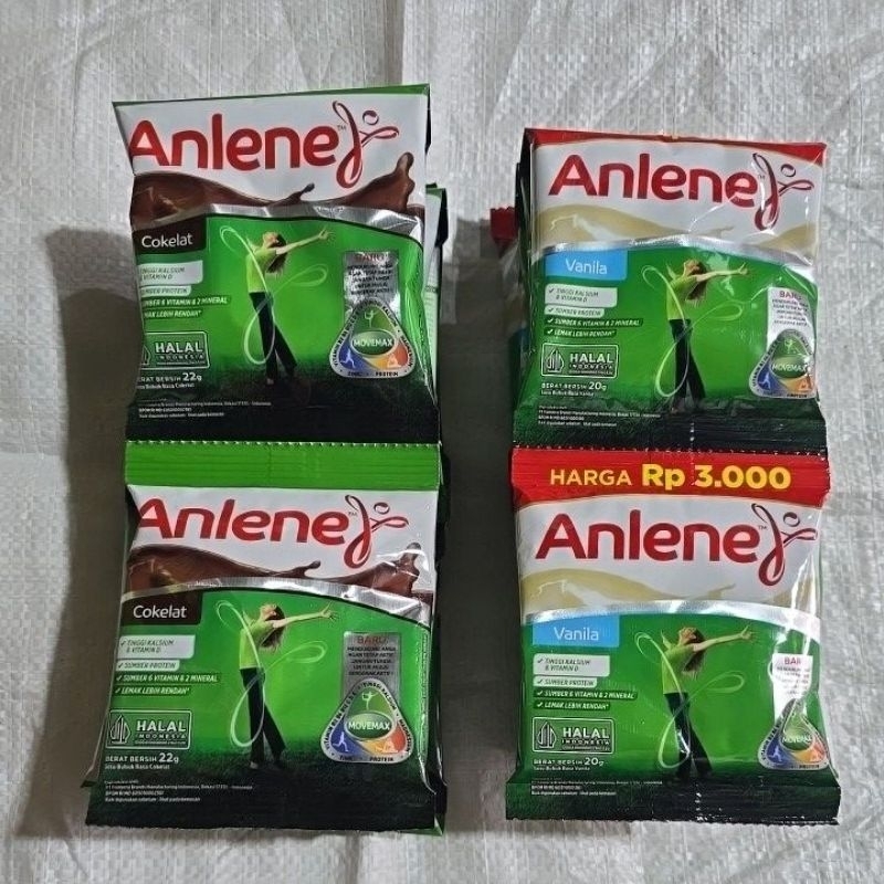 

Susu anlene coklat dan vanila renceng anlen isi 10