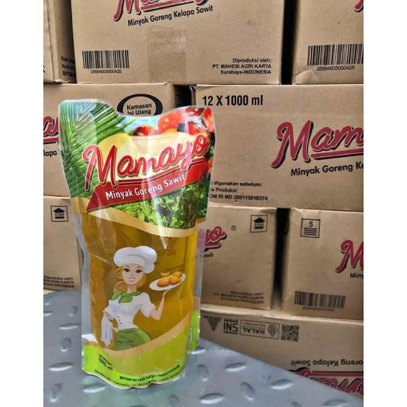 

minyak goreng premium mamayo 1liter murah meriah