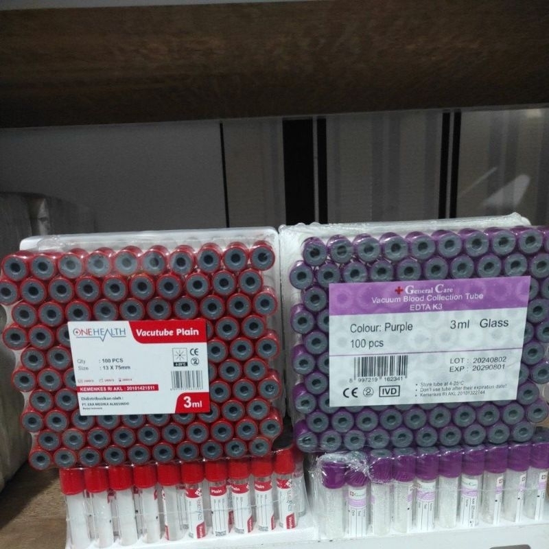 Tabung Edta 3ml / Edta Plain