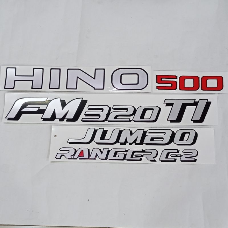 Stiker sticker body mobil HINO 500 FM320TI