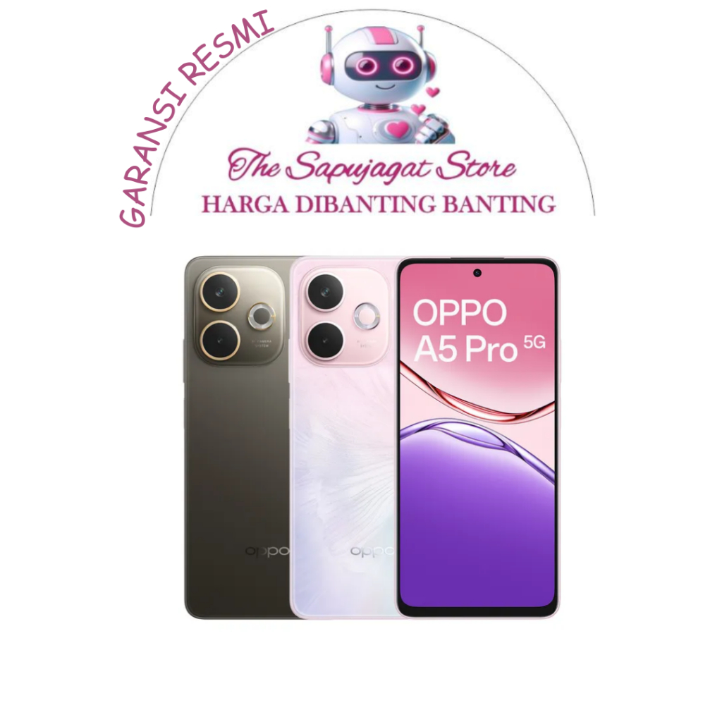 Oppo A5 Pro 5G 8/256 New Garansi Resmi Promo Bandung