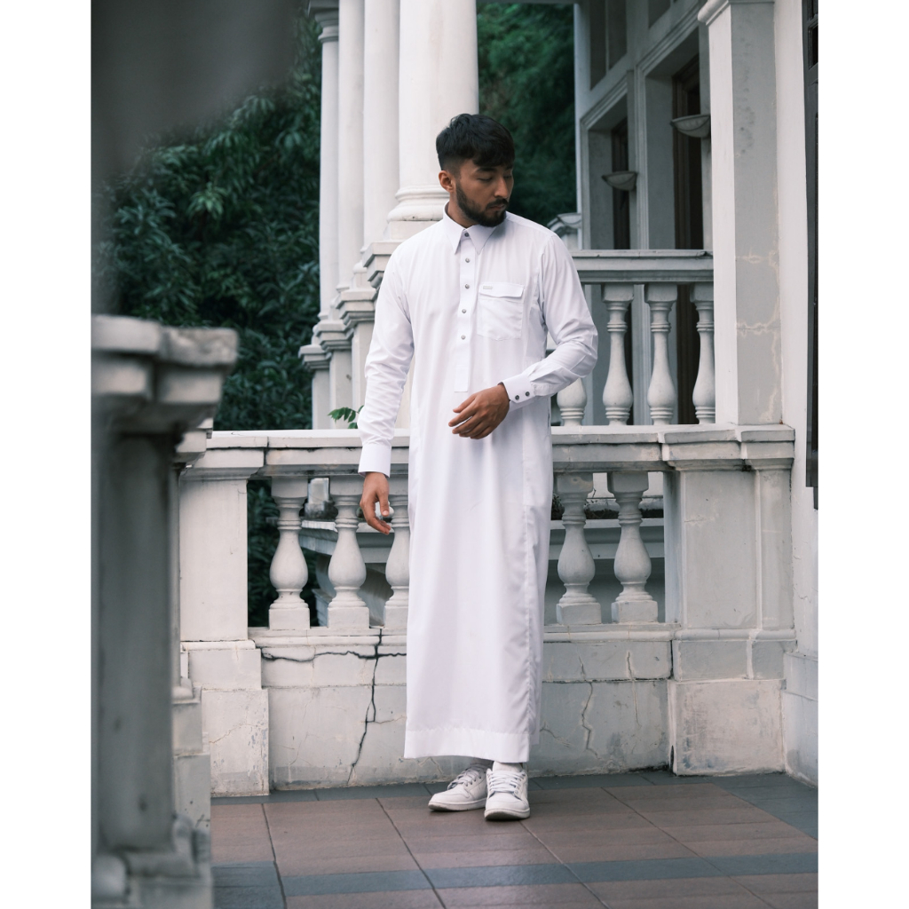 Shahama Thobe Exclusive SH-153 White