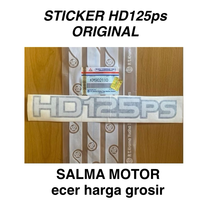 Stiker HD125PS Original Sticker Canter HD 125 PS KM902110