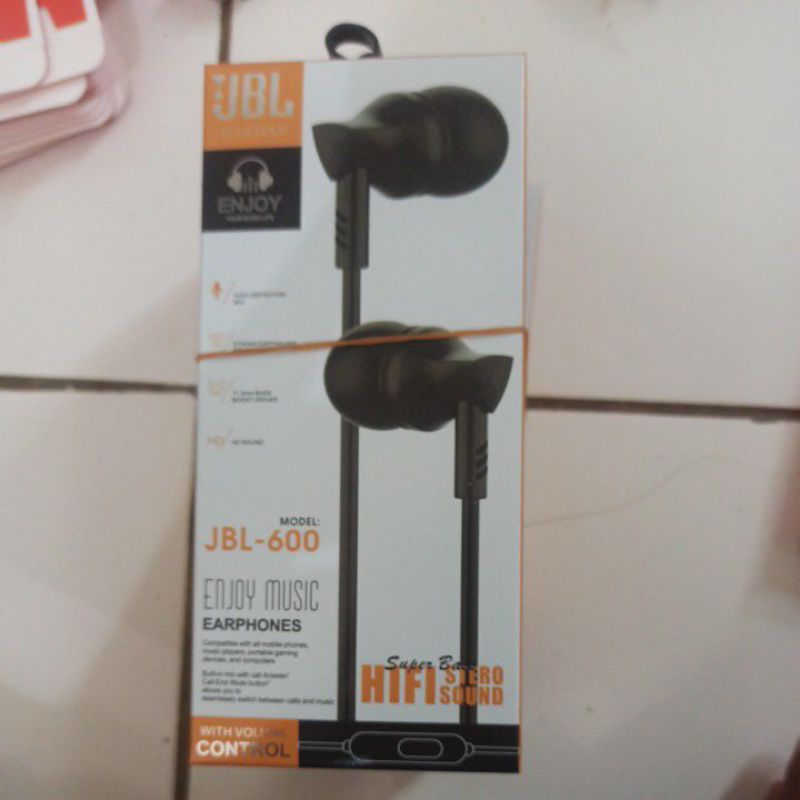 EARPHONES JBL600 HARMAN