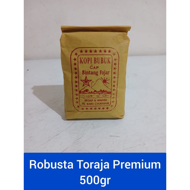 

Kopi Bubuk Robusta Toraja Premium Coffee -500Gram