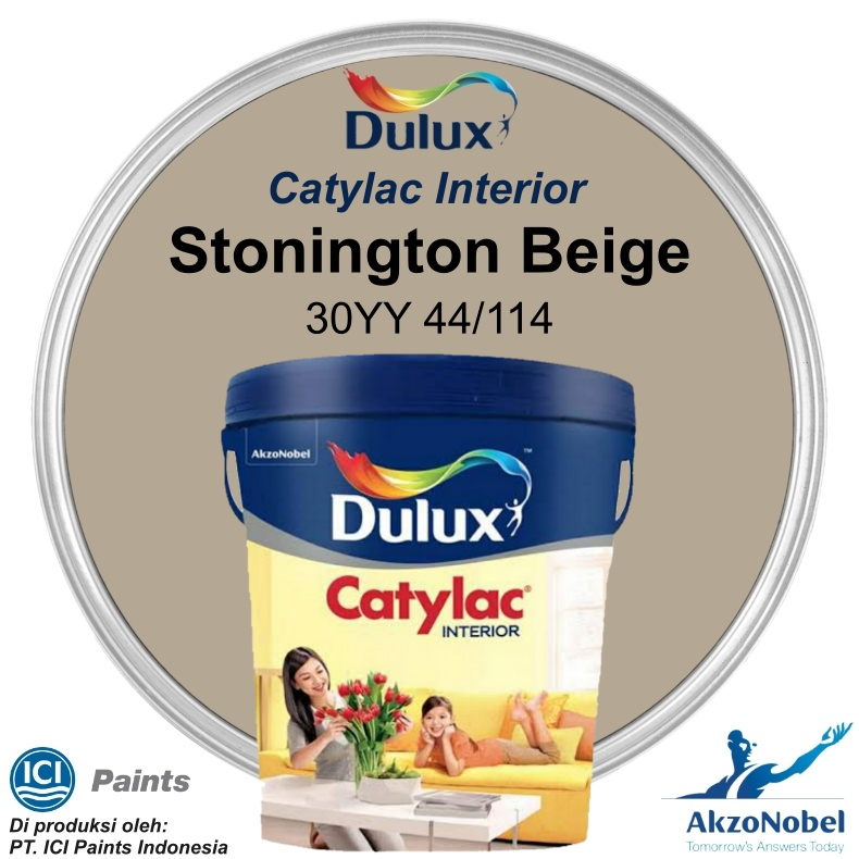 CAT DULUX CATYLAC INTERIOR 5 KG - STONINGTON BEIGE 30YY 44/114