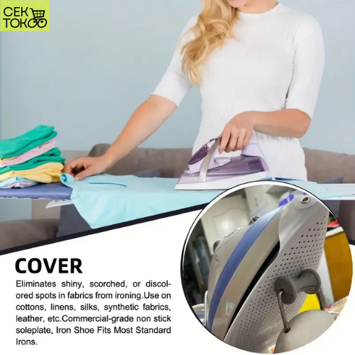 Alas Setrika / Cover Setrika Anti Lengket / Alas Setrika Pakaian Heat Cover Iron