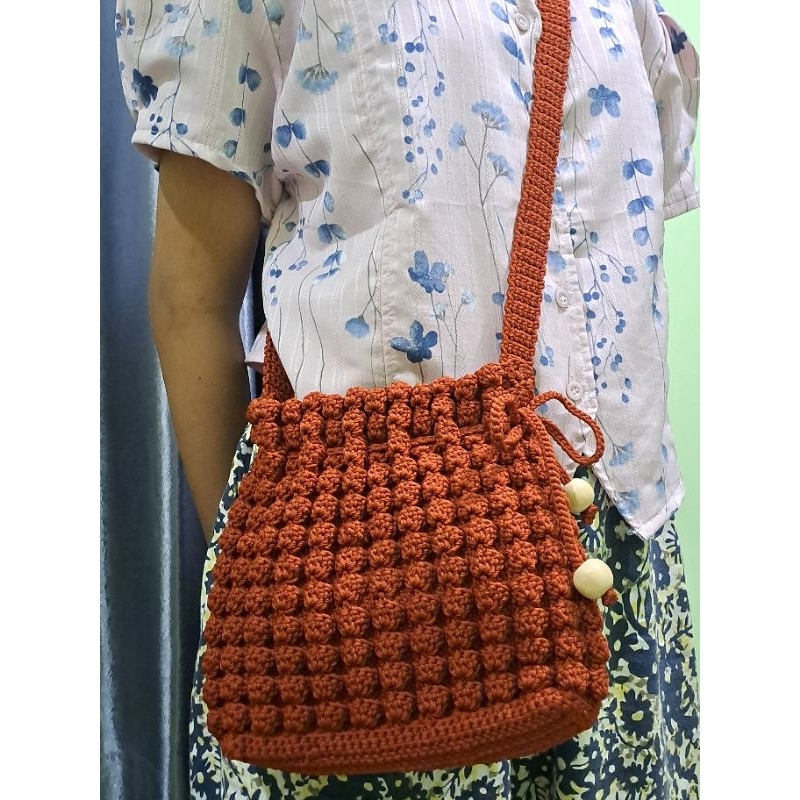 Tas serut rajut handmade || ana.crochet