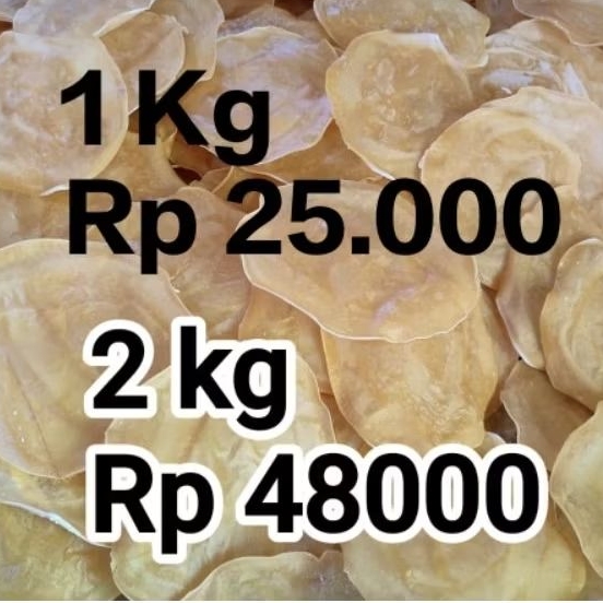 

Kerupuk Asoy mentah khas bogor 2 kg / krupuk opak grosir kiloan murah