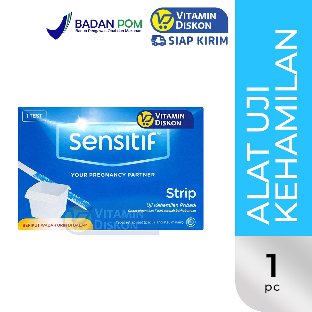 SENSITIF STRIP - ALAT TEST KEHAMILAN 1 STRIP