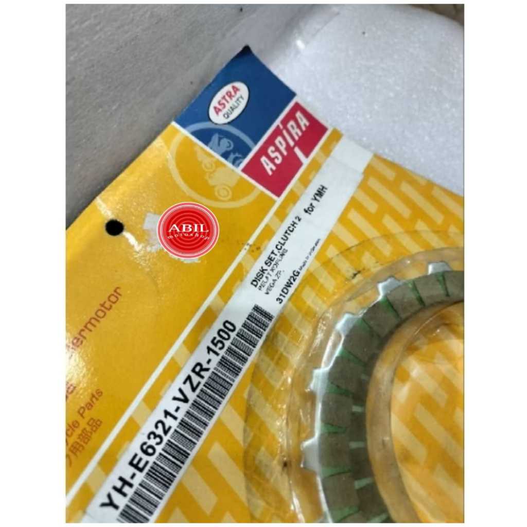 kampas kopling vega zr lama ASPIRA
