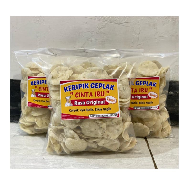 Keripik Geplak Khas Tegal Original 250 gram