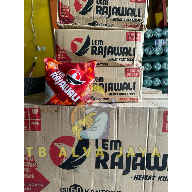 (1 dus) Lem RAJAWALI / Lem Serbaguna / Lem PVAC Putih
