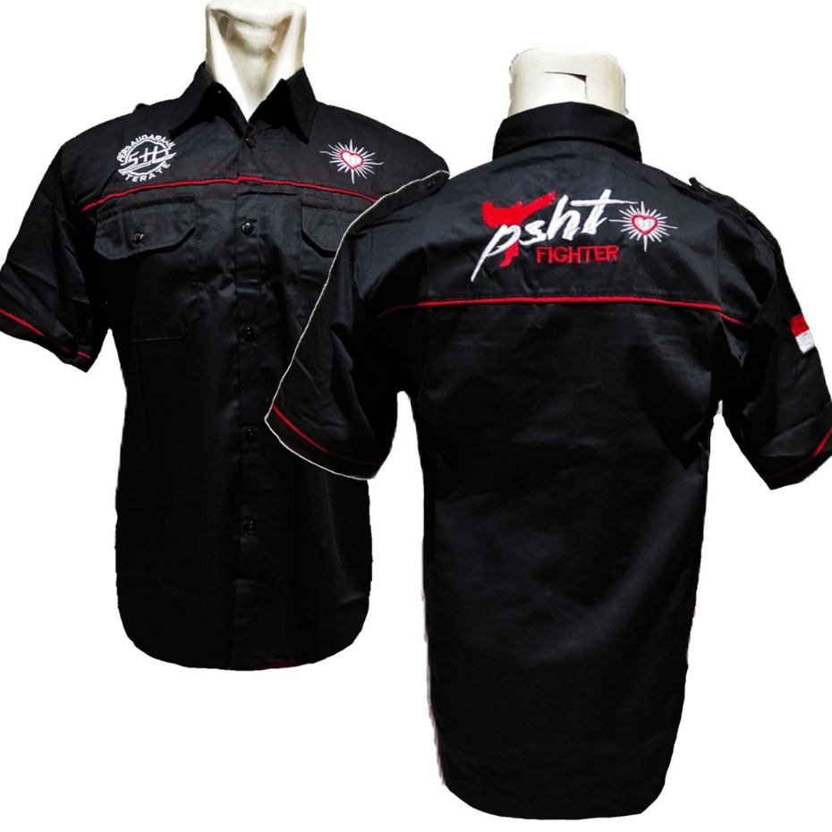 KEMEJA PSHT BORDIR KEREN-KEMEJA PSHT FULL BORDIR-KEMEJA TERATE-HEM PSHT PRIA BORDIR-HEM TERATE