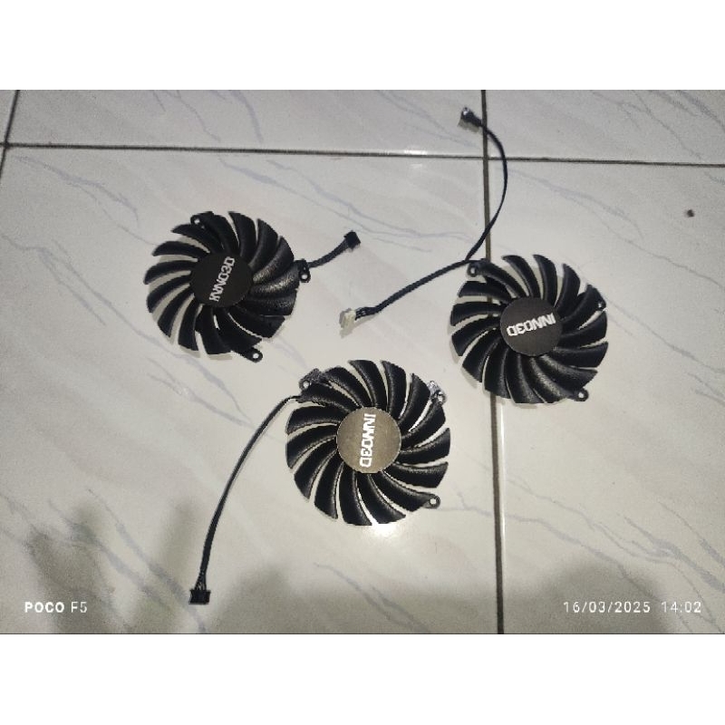Fan kipas vga inno3d RTX 3070 3080 3090 ICHILL X4 85mm 4pin - 1 set
