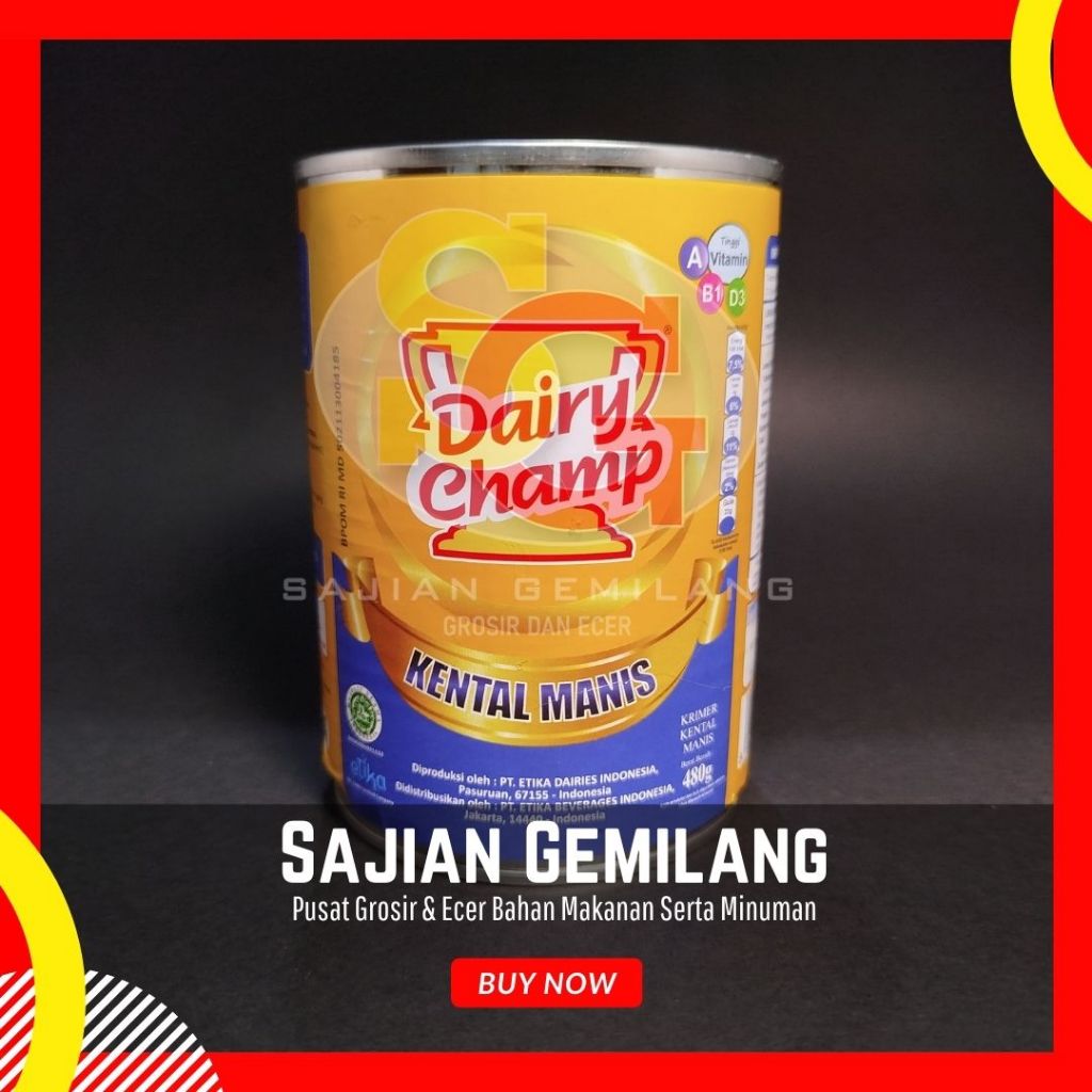 

Dairy Champ Kental Manis 480g - Grosir Sajian Gemilang