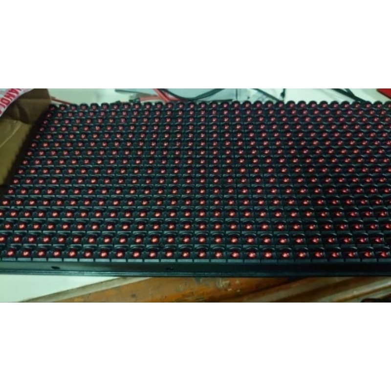 PANEL MODULE MODEL LED P10 MERAH RED DIP OUTDOOR