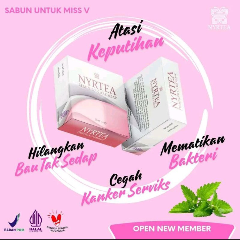 Pembersih Kewanitaan Nyrtea-Feminime care soap(Feminime Hygiene)