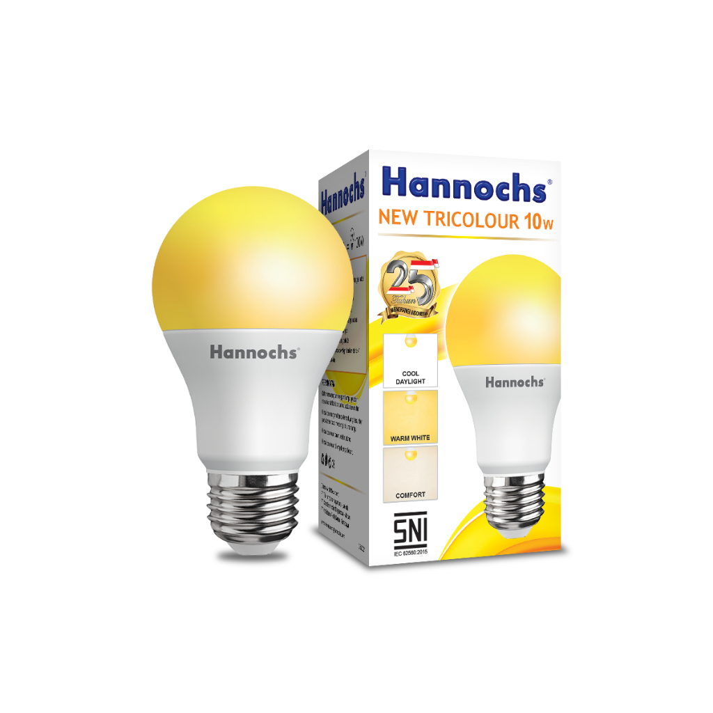 Led Tri Color 10W Hannochs Hannochs Lampu LED Tiga Warna 10 Watt Hannochs Tricolour LED 10 Watt LED 