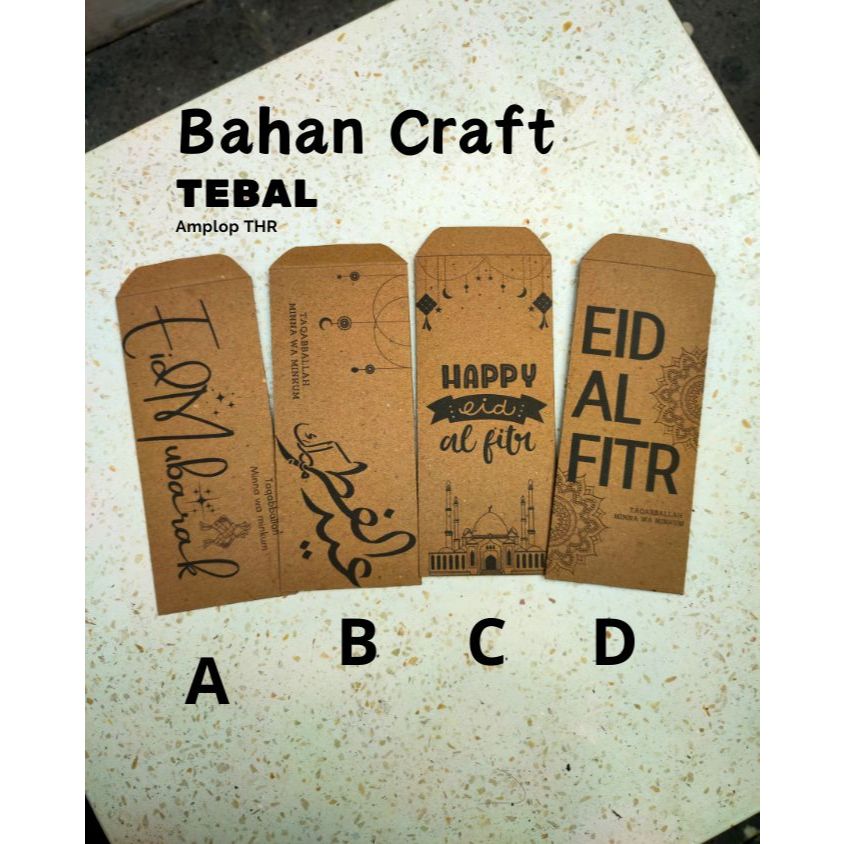 

AMPLOP THR LEBARAN BAHAN CRAFT