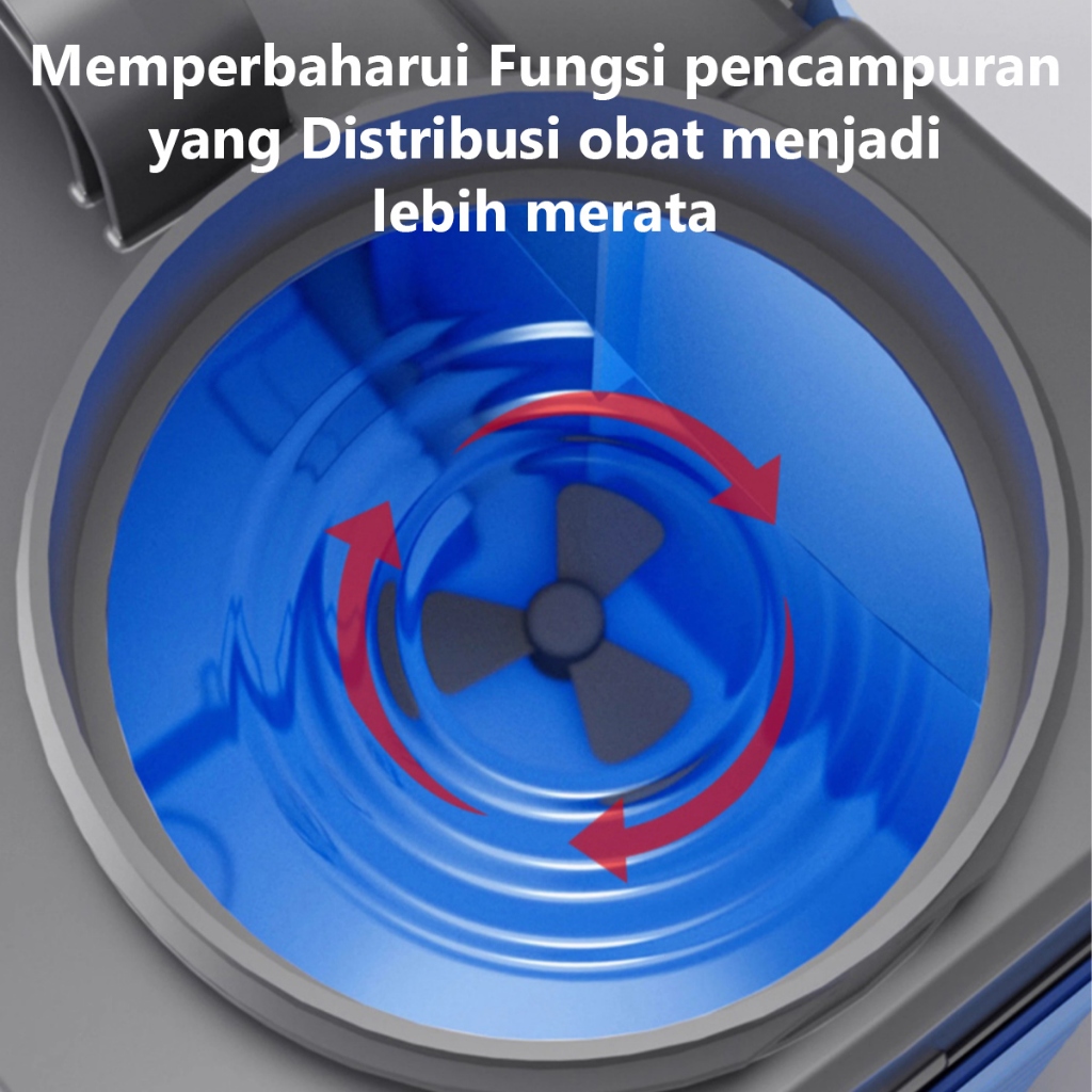 Sahajari SPRAYER ELEKTRIK 16L Tas Punggung Warna Biru & Merah Anti Bocor + Tahan Lama