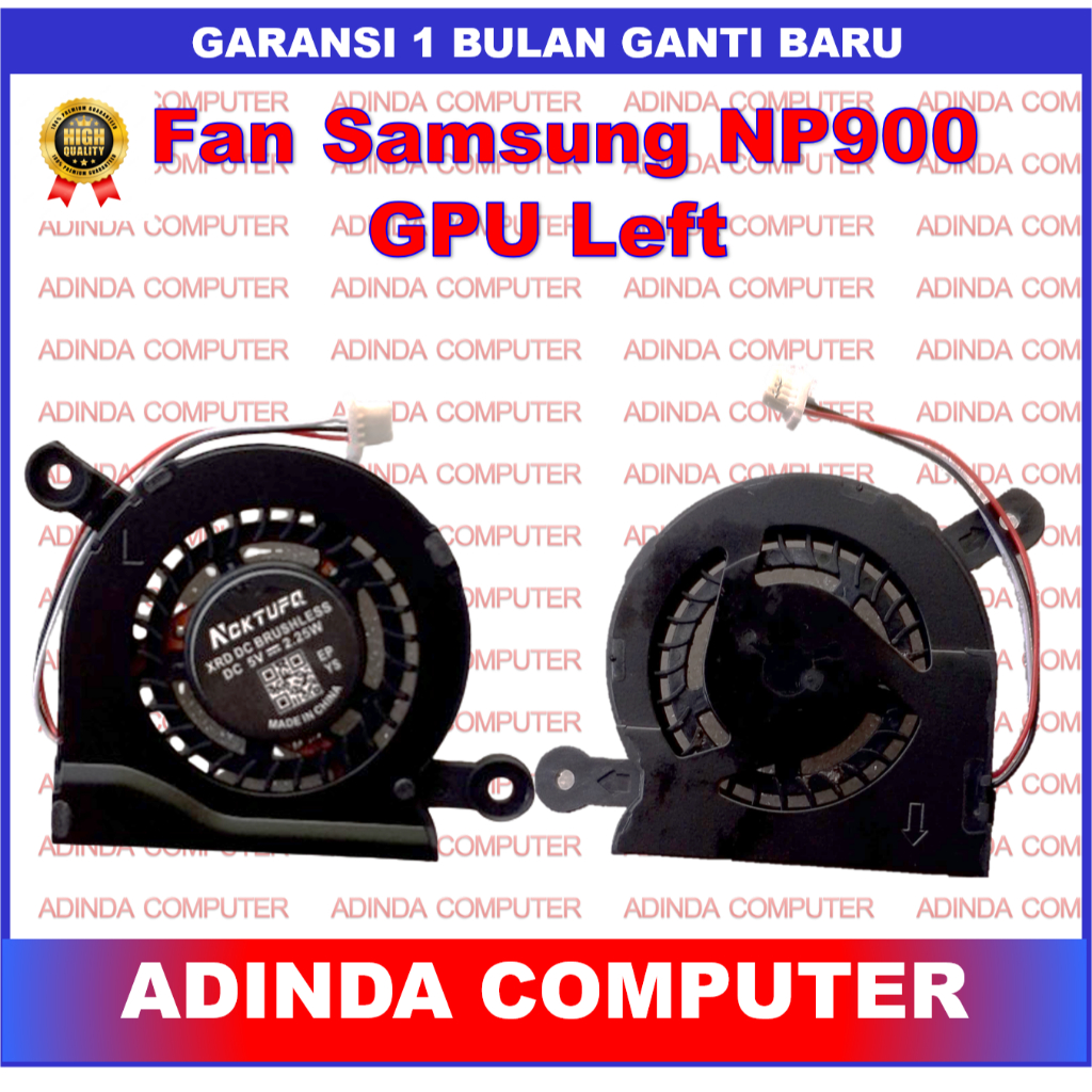 Fan Samsung NP900 NP900X3C NP900X3D NP900X3E NP900X3B GPU Left  OEM