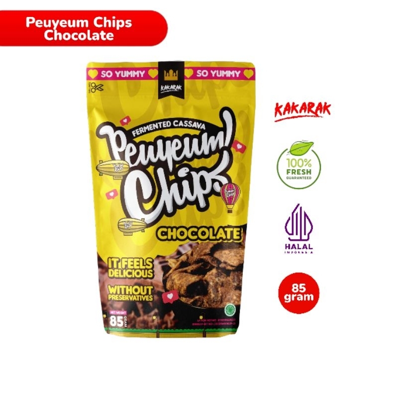 

KAKARAK - Peuyeum Chips Coklat 85gr