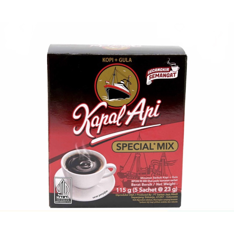 

Kopi Kapal Api Box Spesial Mix 5x23 gr