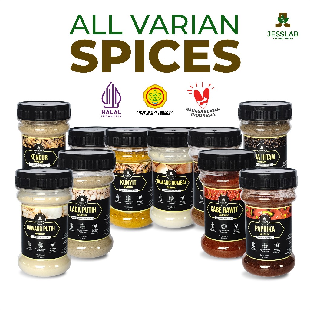 

Jesslab Spices - All Spices Bumbu Masak Dapur Rempah Lengkap dan Halal