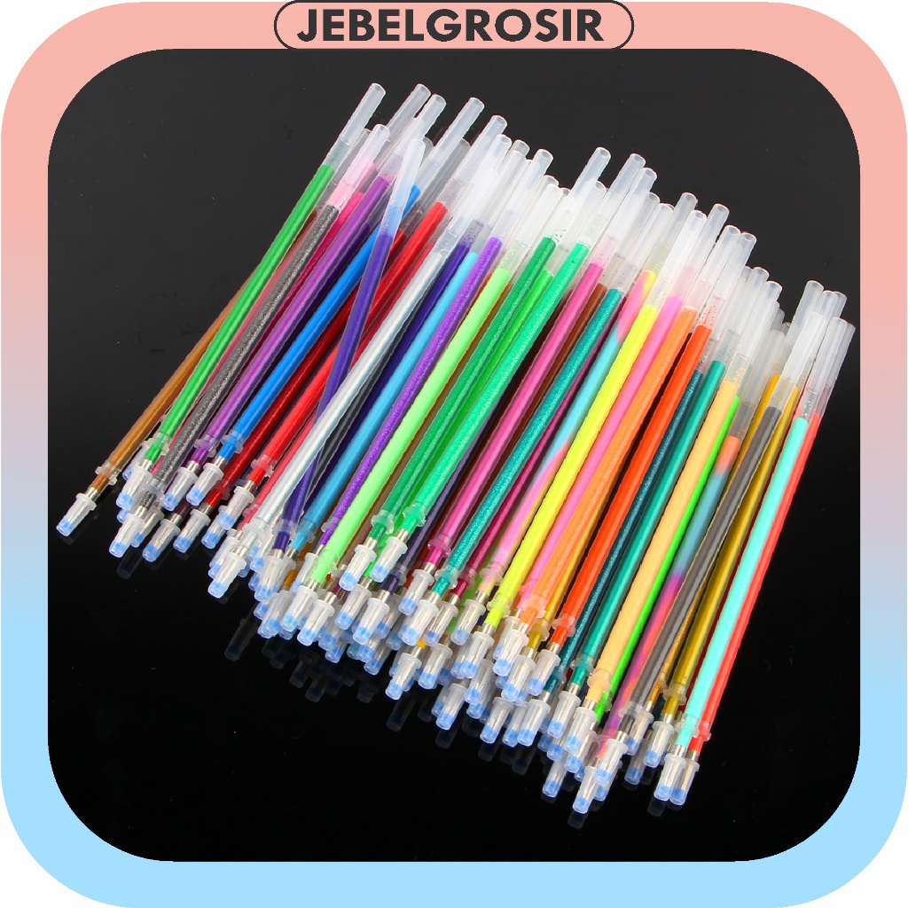 

12 pcs Refill Tinta Gel Isi Ulang Tinta Pulpen Pena Gel Refill 0.5mm