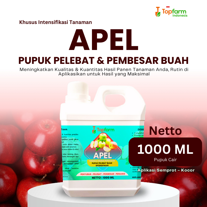 Pupuk Penyubur Tanaman Apel / Pupuk Pelebat Buah Apel / Pupuk Booster Apel / Pupuk Apel Booster / Pu
