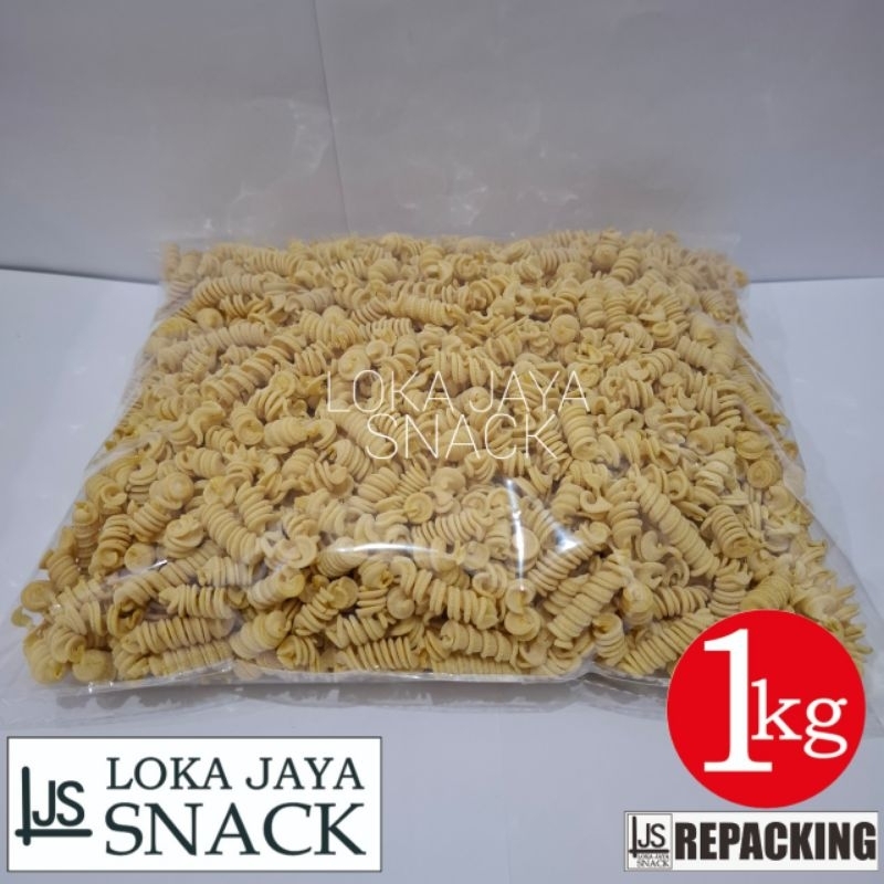 

Kerupuk Spiral bantat Kerang Bantat Kerang mekar Repacking 1kg dan 500gram cap Mahkota