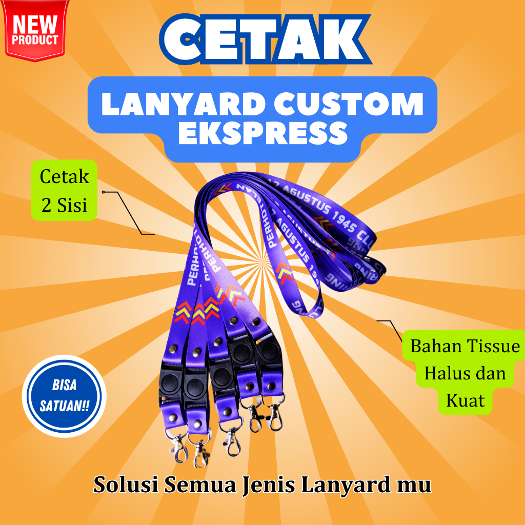 

Cetak Lanyard dan id card Ekspress Sehari Jadi (Order Maksimal 100 Pcs)