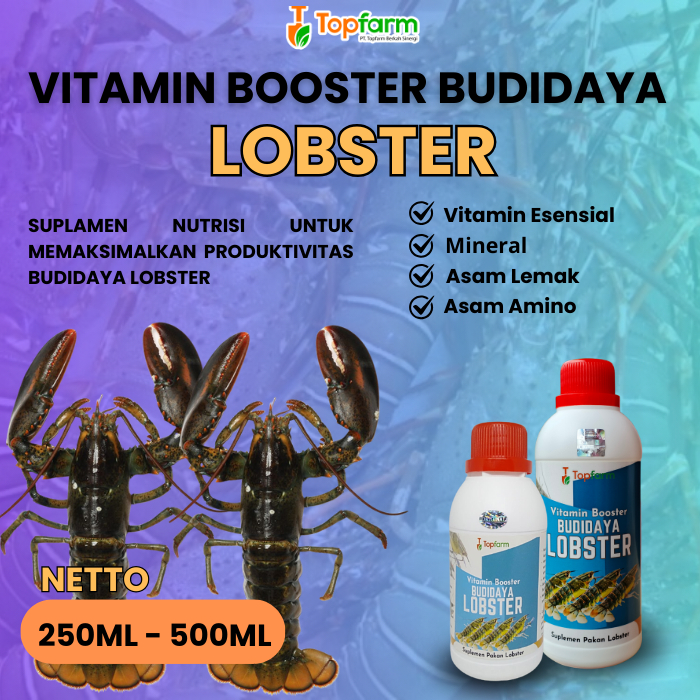 Vitamin Lobster 250ML - 500ML/ Vitamin Penggemukan Lobster/ Vitamin Lobster Air Tawar/ Vitamin Udang