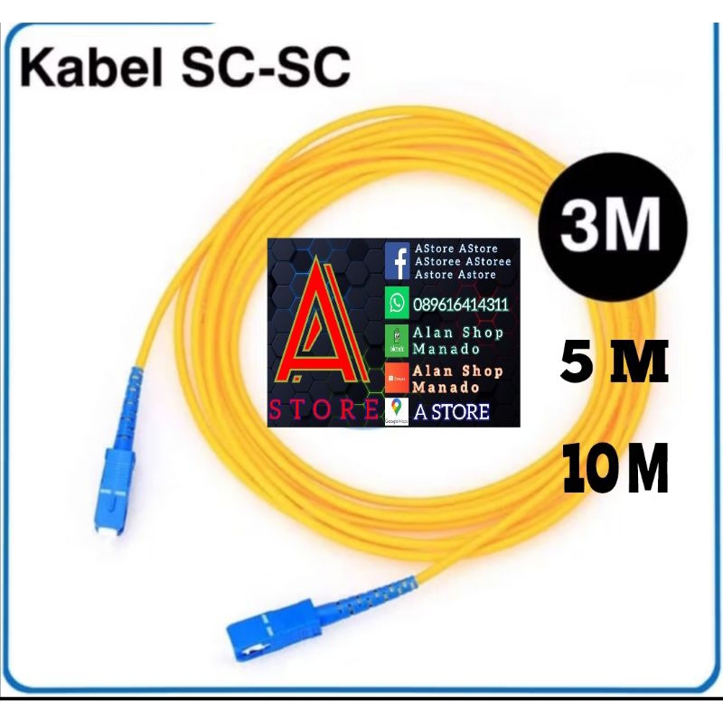 KABEL FIBER PATCHCORD SC-SC