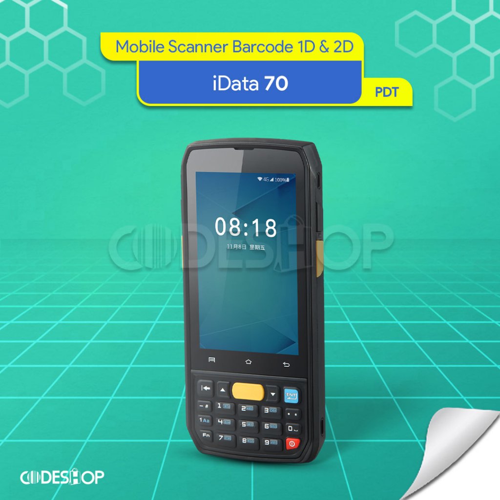 IDATA 70 2D Mobile Computer Barcode Scanner PDT PDA Android
