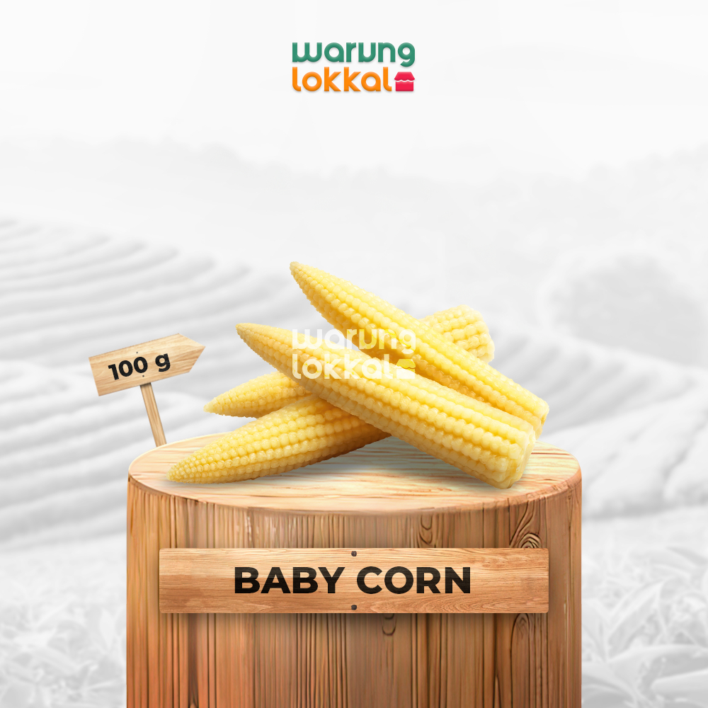 

Baby Corn 100g - Warung Lokkal