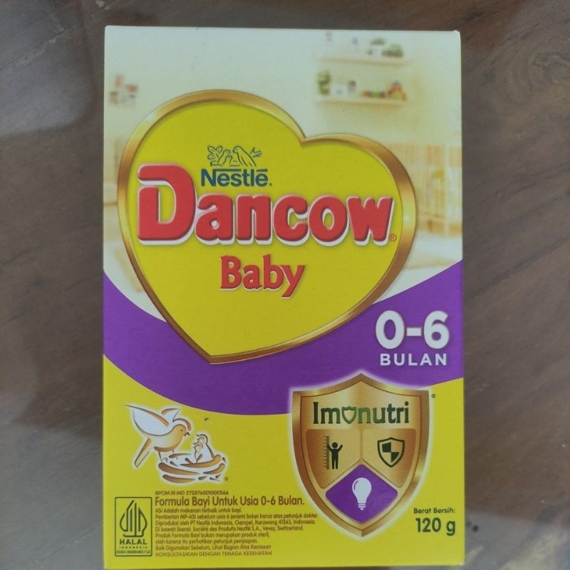 

Dancow Baby 1 Susu Formula 0-6 bulan 120gr