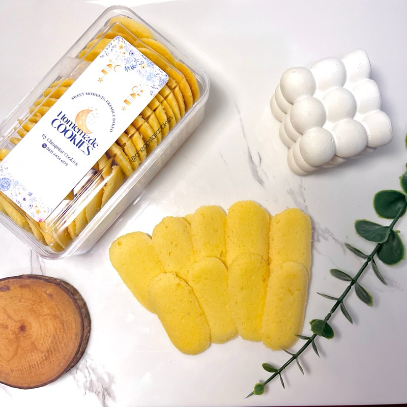 

Lidah Kucing Classic Premium Kue Kering Homemade Full Butter & Telur Omega
