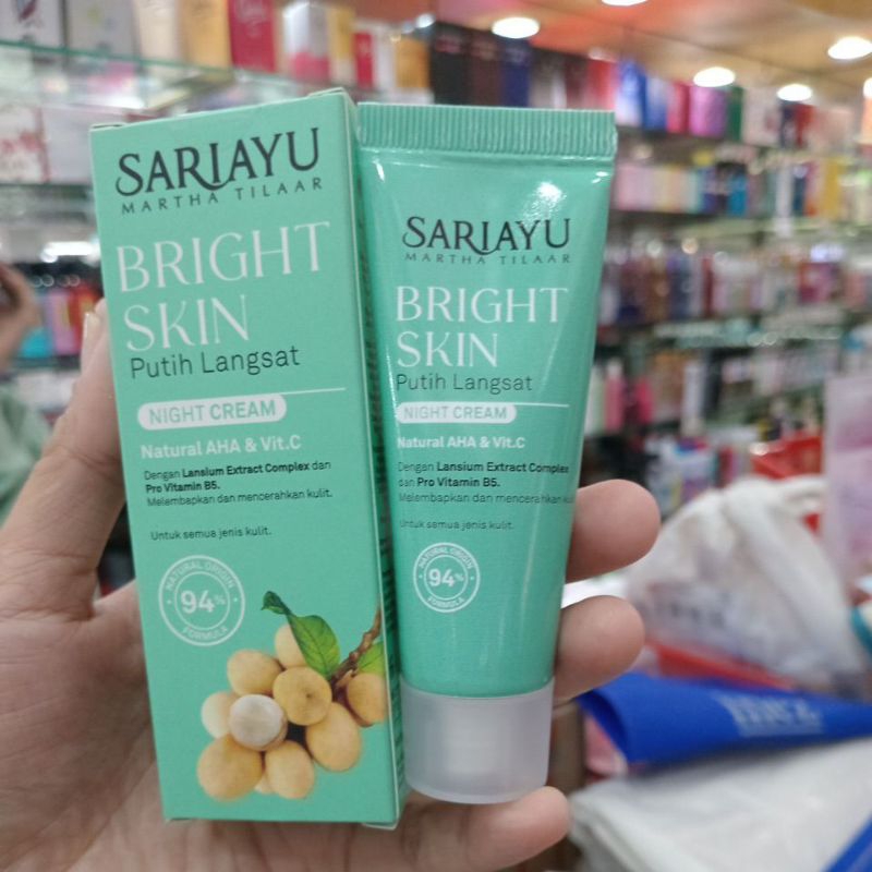 SARIAYU NIGHT CREAM PUTIH LANGSAT