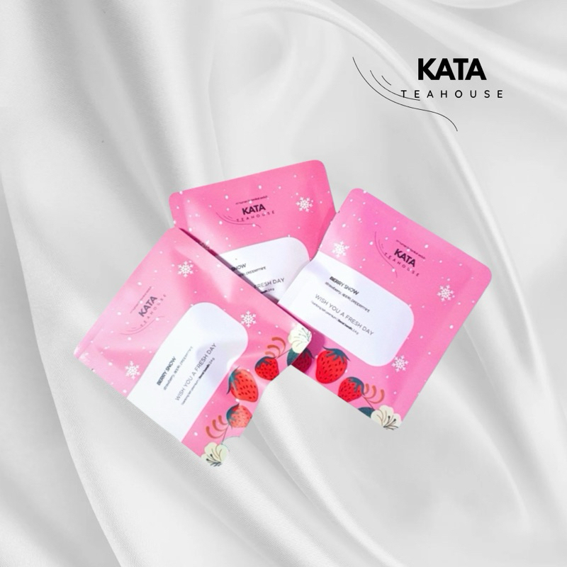 

KATA Tea - Strawberry, Apple, Mint | Artisan Tea | Tea Blend | Tea Sachet | Berry Snow | tea bag