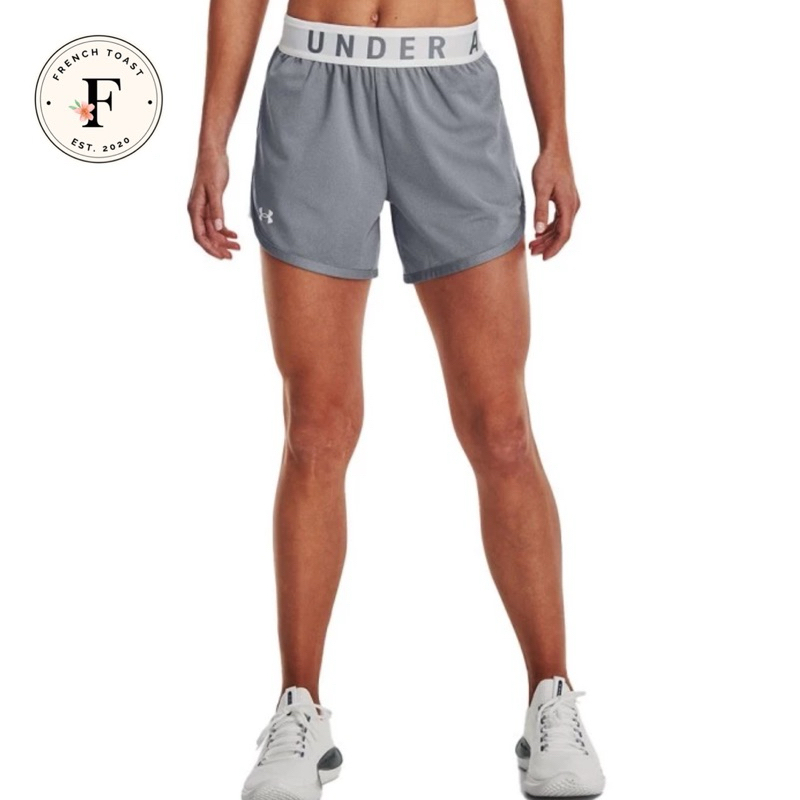 Under Armour Women Play Up 5in Shorts Bottoms - 1355791-035 Workout Gym Running Olahraga Celana Pend