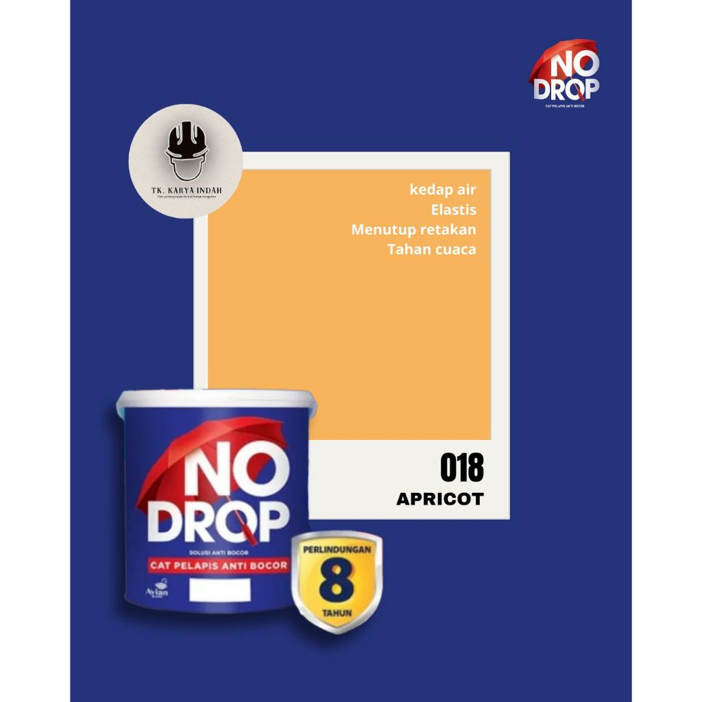 No Drop 1 KG ASLI 100% NO DROP/CAT TEMBOK