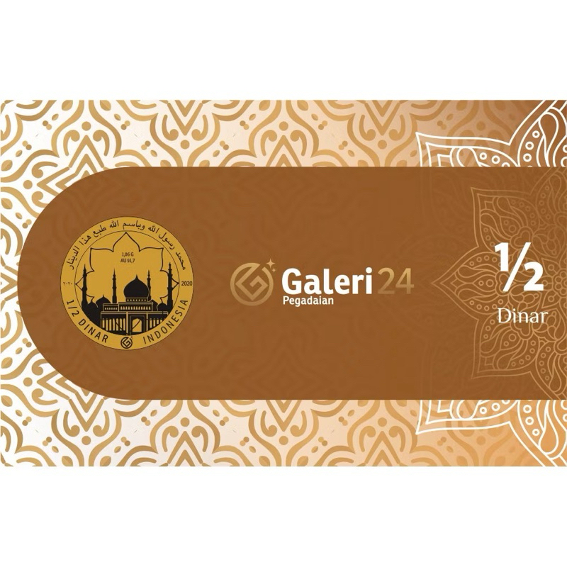 GALERI 24 Emas 1/2 Dinar