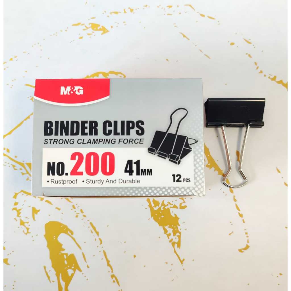 

M&G ABS916HM Binder Clip No.200 Klip Kertas 40mm